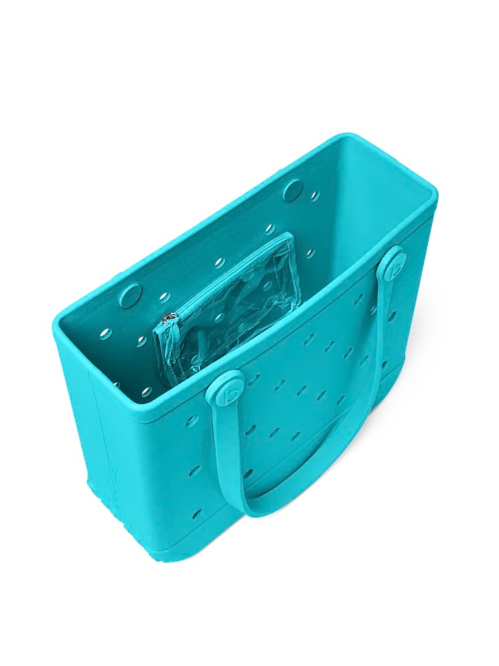 NWT BOGG BAG Tote in Aqua Blue - Picture 3 of 9